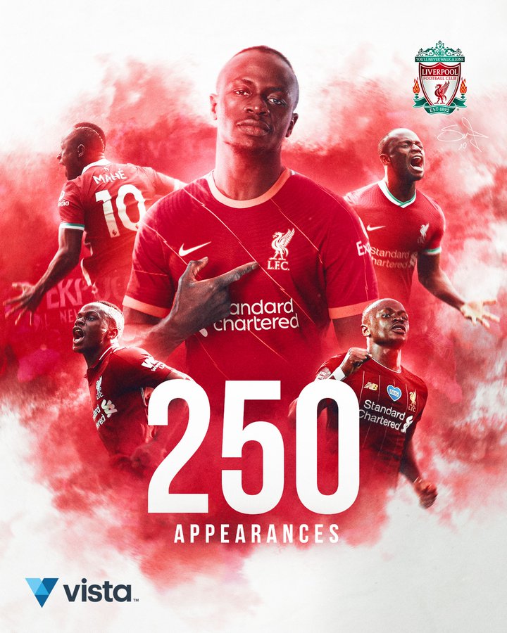 Liverpool: Encore un nouveau record pour Sadio Mané
