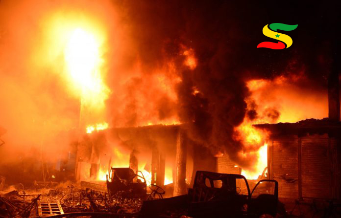 Ourossogui : Un incendie d’une rare violence au Marché central ……