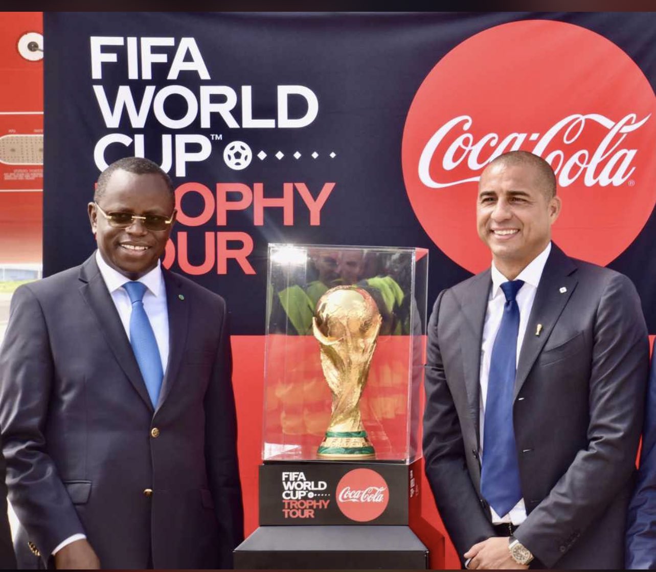 Le trophée de la Coupe du Monde est arrivé au Sénégal